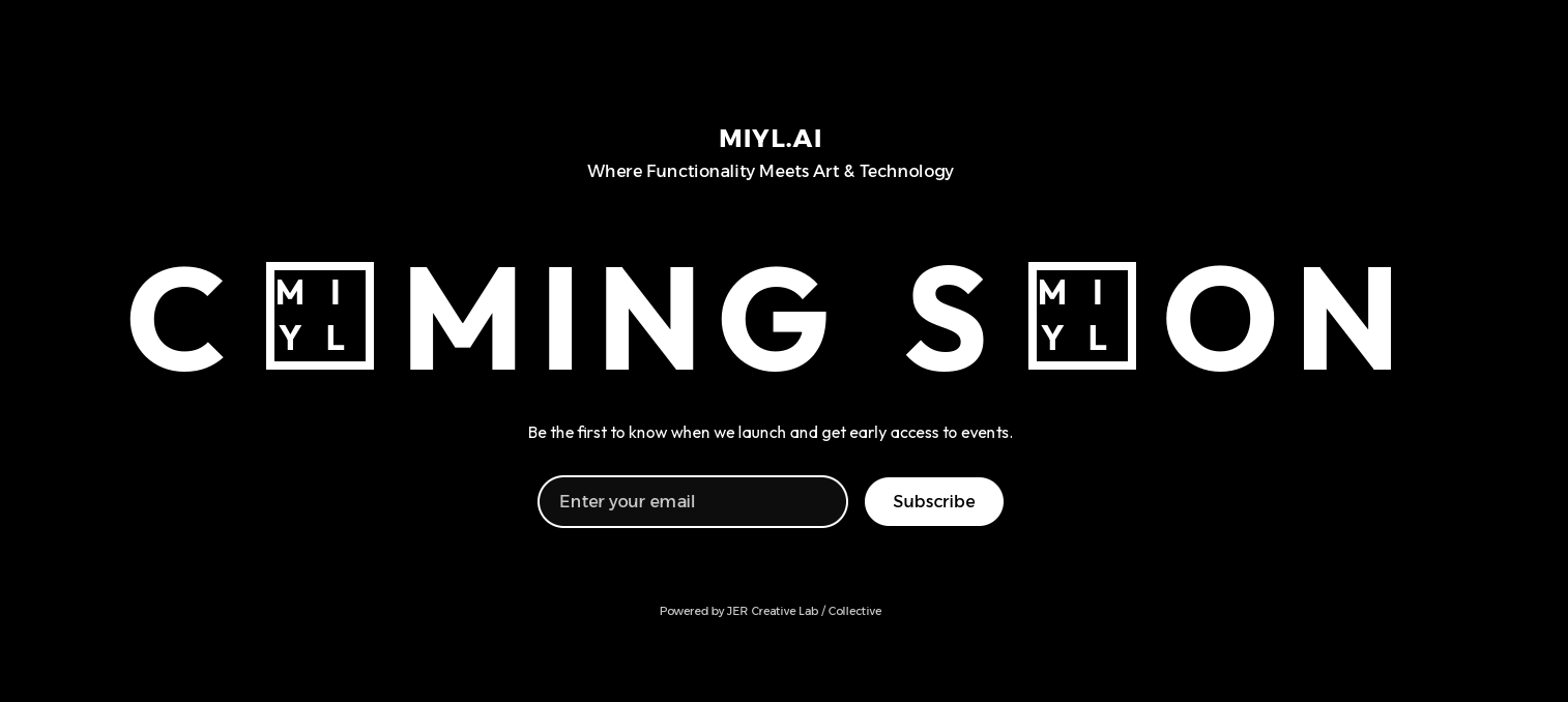 MIYL Portal — interactive platform connecting artists, venues and audiences